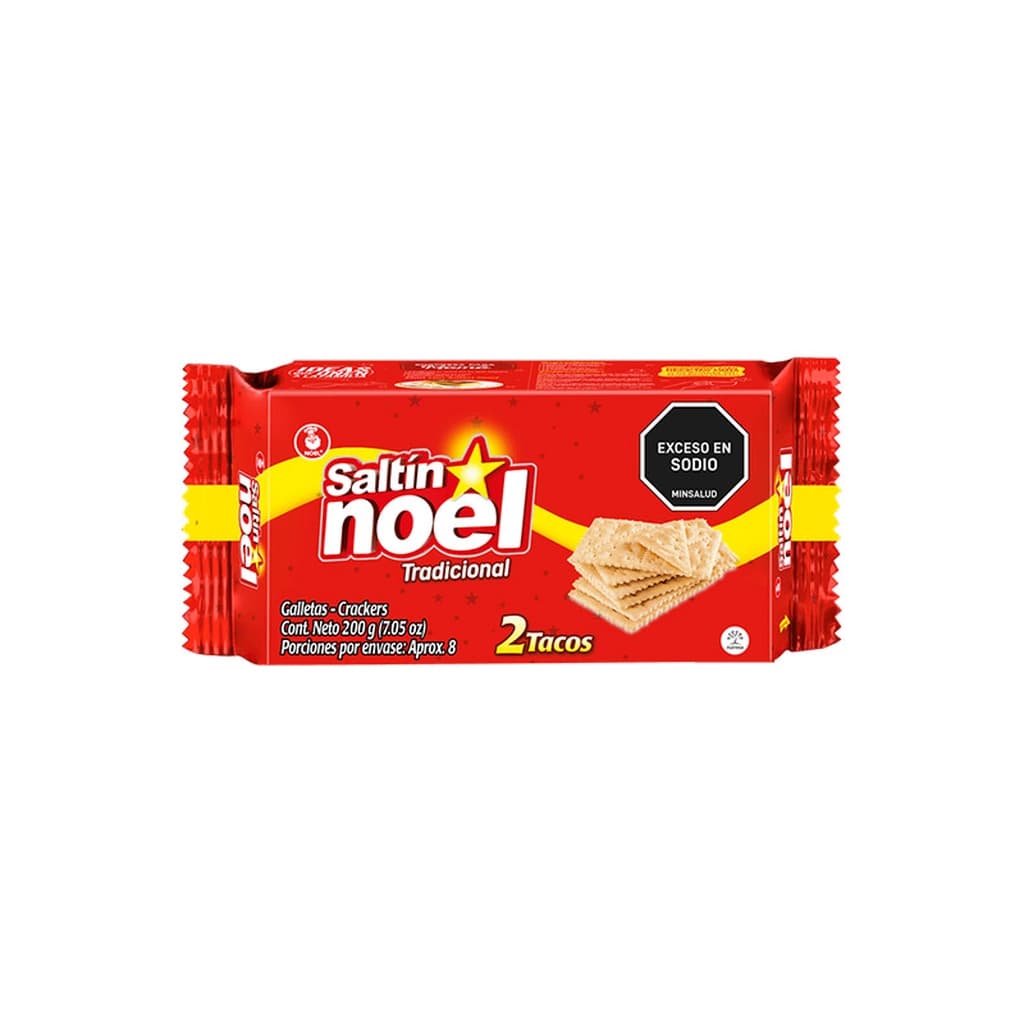 Galleta Saltin Noel Taco 200 G. Cj * 24 Und