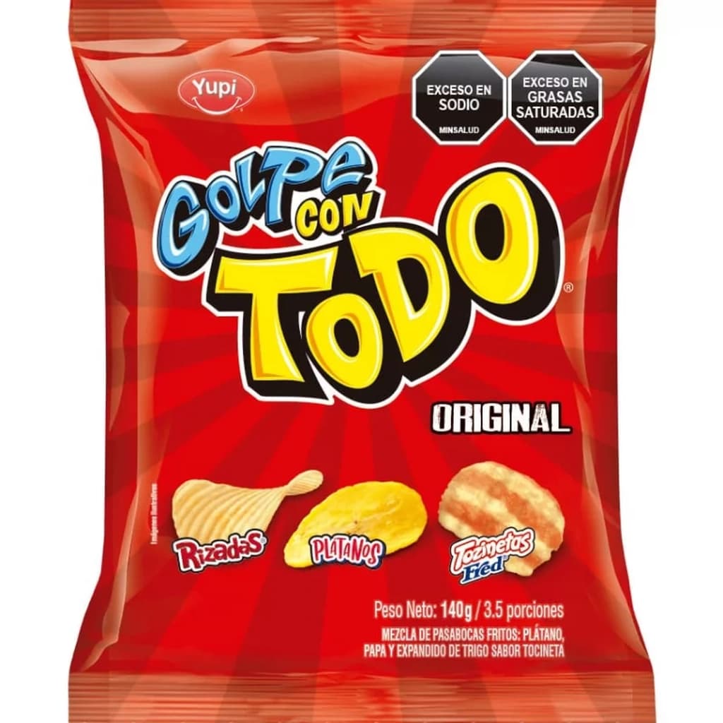 Golpe con Todo Rojo 140 G. Cj * 17 Unds