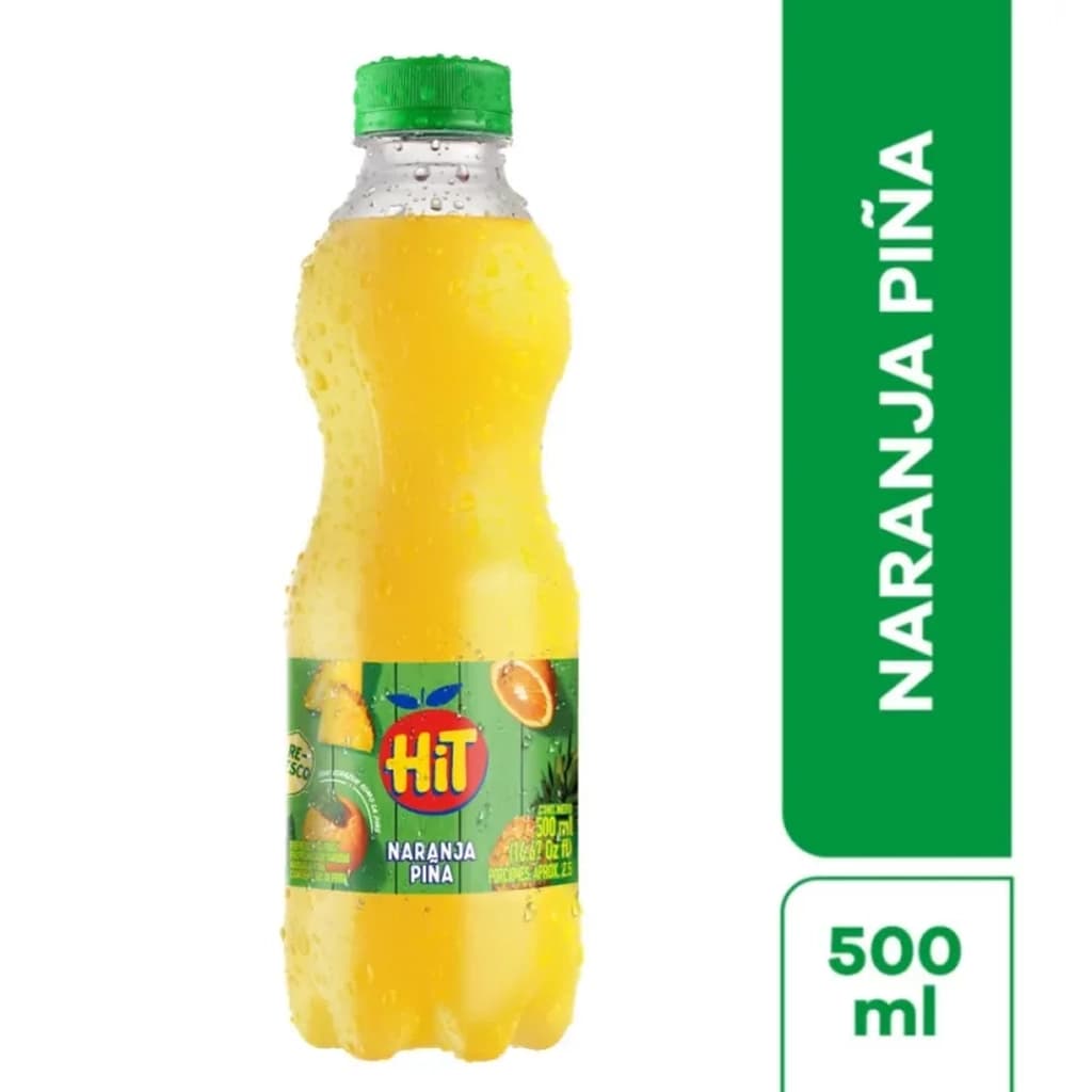 Hit Naranja Piña 500 Ml. Pc *12 Und