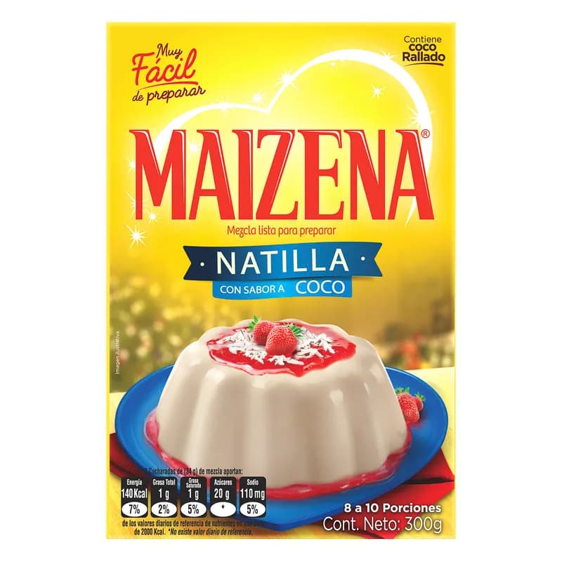 Natilla Maizena Coco 300G
