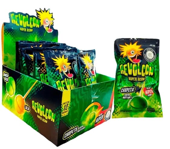 Revolcon Chupeta Acido Display X 12