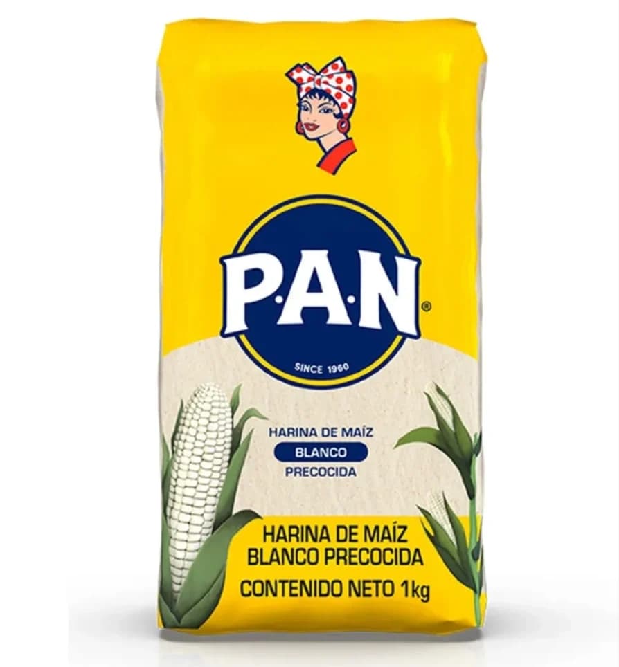 Harina Pan Blanca 1kg. Pc *20 Und