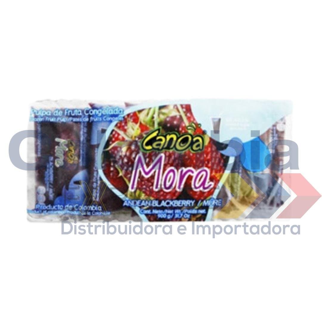 Pulpa Canoa Mora Display * 10 Sobres 900 Gr