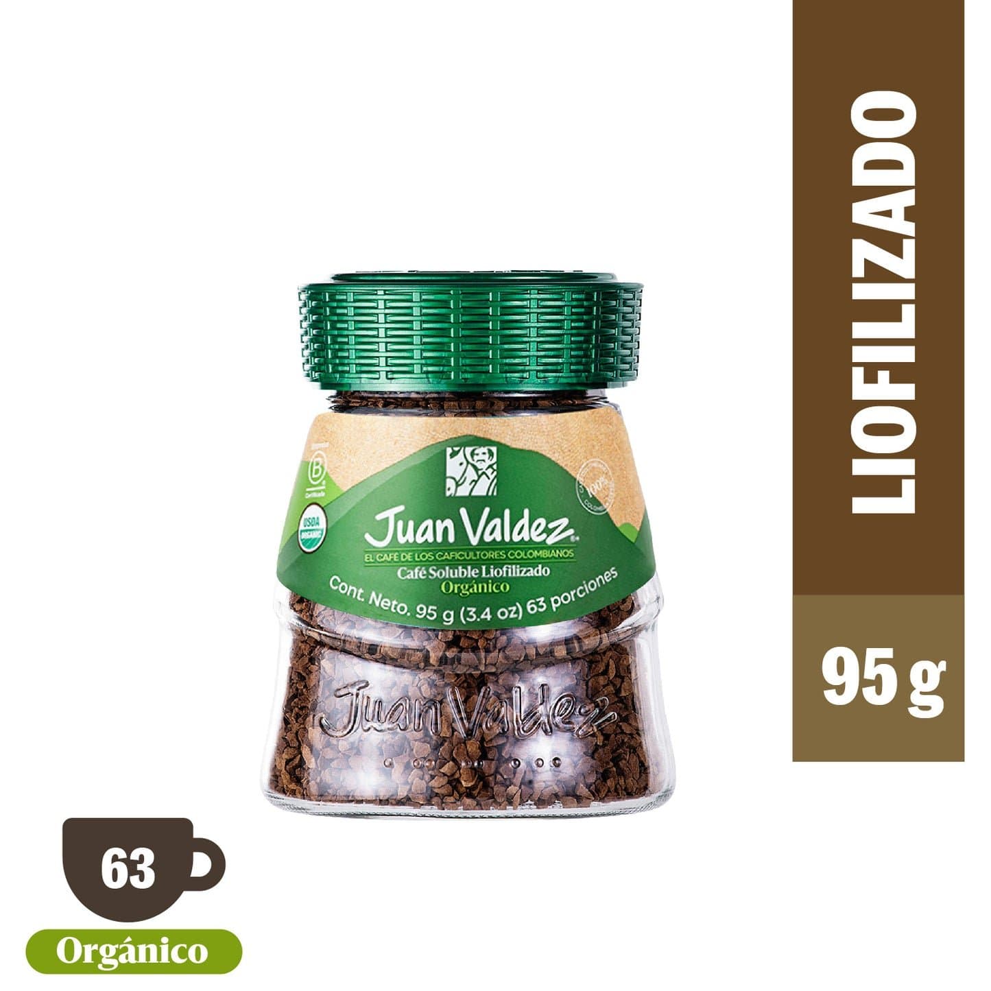 Cafe Juan Valdez Organico 95 G