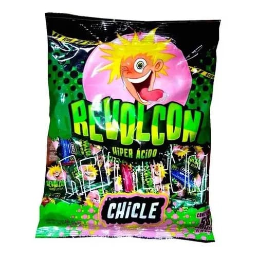 Revolcon Chicle Acido Bolsa X 50 250g