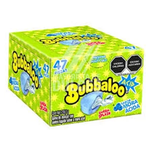 Chicle bubbaloo display x47 und