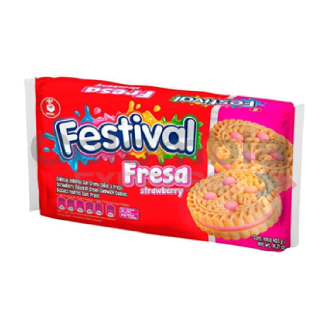 Festival sabor fresa paqt. x 12 und