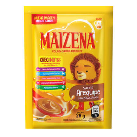 Sku 279 Sobre Colada Maizena Arequipe 28 G