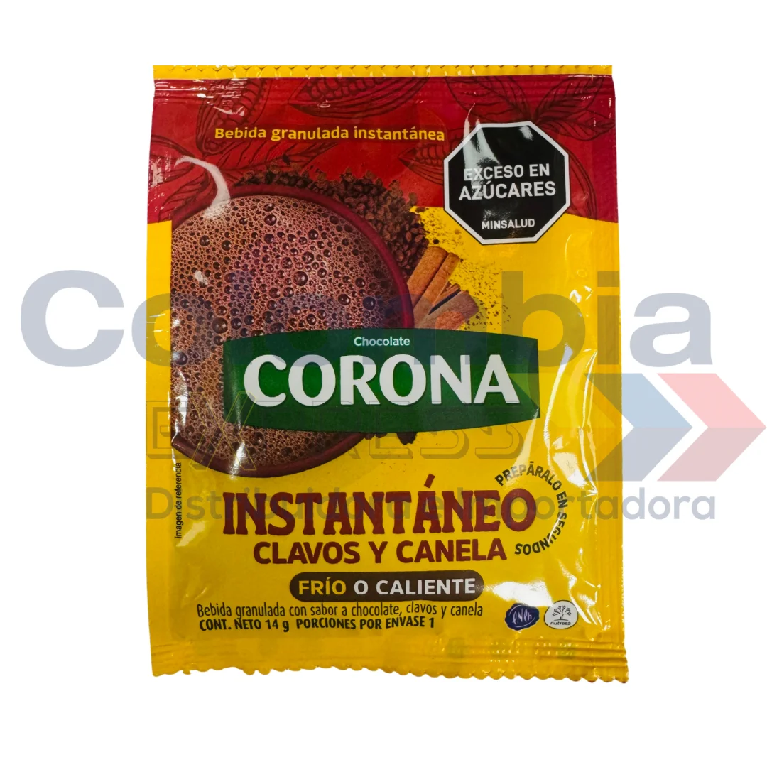 Sku 73644724841250 Chocolate Instantaneo Corona Sobre 14G