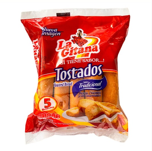 TOSTADAS LA GITANA 110 g. CJ 36 UND