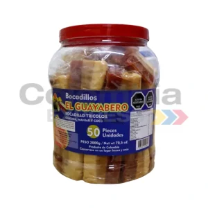 Bocadillo Tricolor el guayabero Tarro 50 und